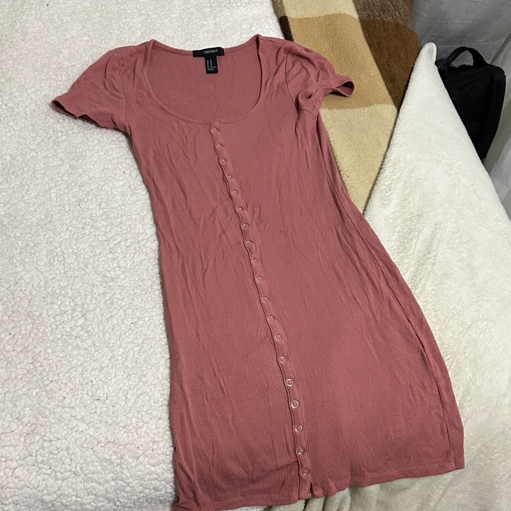 Forever 21 Dusty Pink Mini Dress